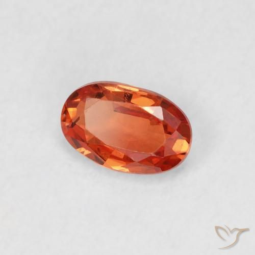 9,17 ctw natürlicher Mittelorange Saphir, Oval, VS