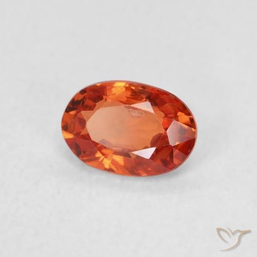 9,17 ctw natürlicher Feuerorange Saphir, Oval, VS