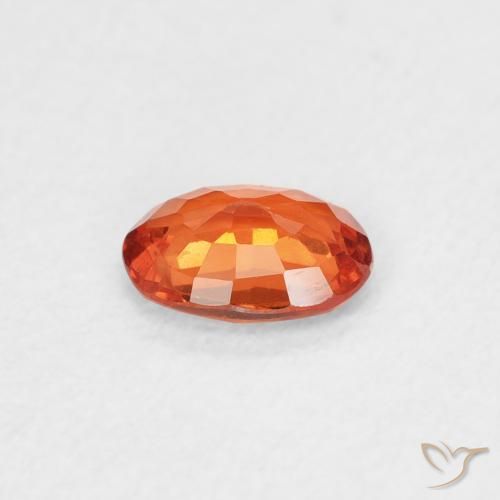 9,17 ctw natürlicher Warmes Orange Saphir, Oval, VS