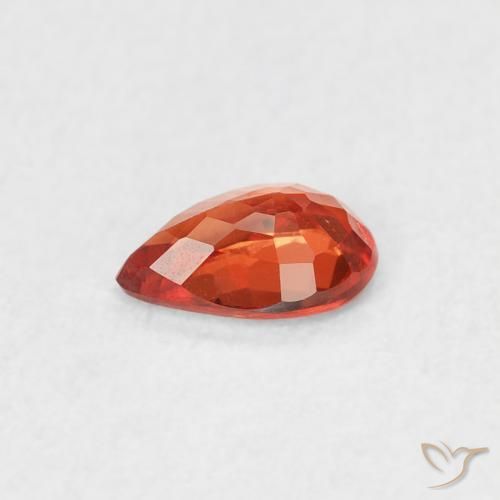 9,17 ctw natürlicher Warmes Orange Saphir, Birnenform, VVS-VS