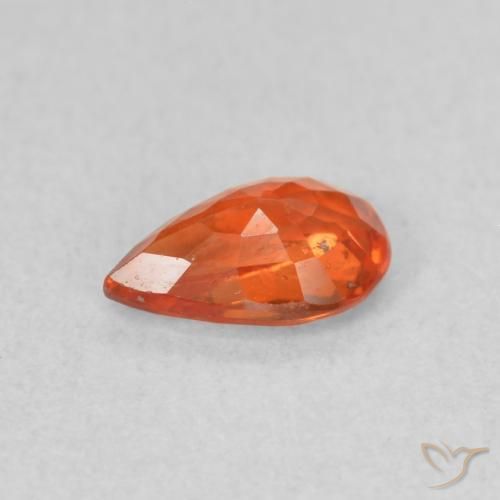 9,17 ctw natürlicher Warmes Orange Saphir, Birnenform, VS