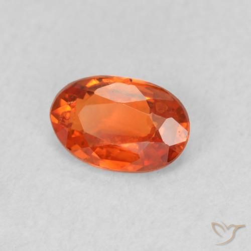 9,17 ctw natürlicher Mittelorange Saphir, Oval, VS