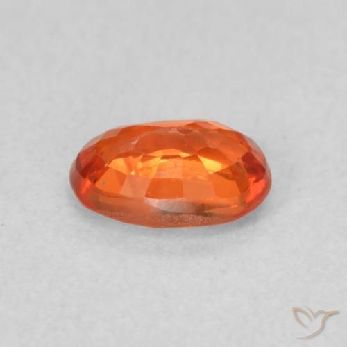 9,17 ctw natürlicher rötlich-orange Saphir, Oval, VS