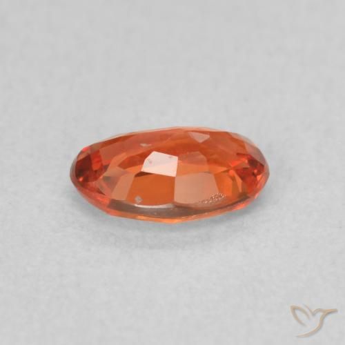 9,17 ctw natürlicher rötlich-orange Saphir, Oval, VS