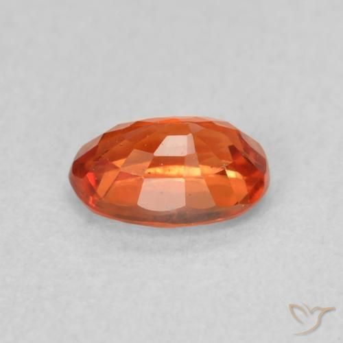 9,17 ctw natürlicher Warmes Orange Saphir, Oval, VS