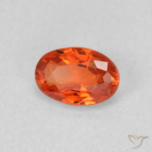 9,17 ctw natürlicher Feuerorange Saphir, Oval, VS