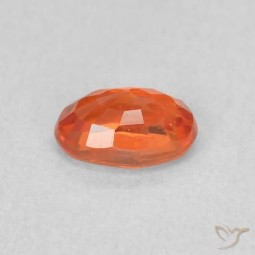 9,17 ctw natürlicher Feuerorange Saphir, Oval, VS