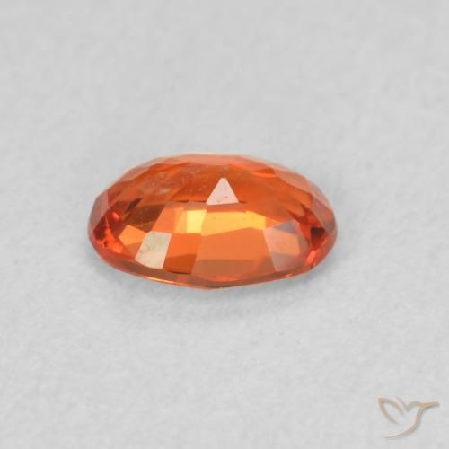 9,17 ctw natürlicher rötlich-orange Saphir, Oval, VS