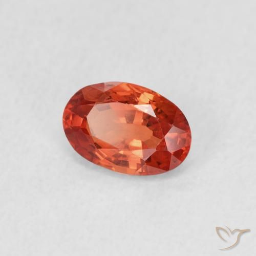 9,17 ctw natürlicher Leuchtendes Purpurrot Saphir, Oval, VVS-VS