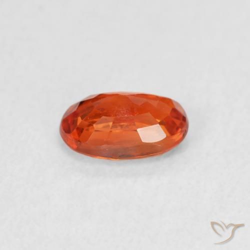 9,17 ctw natürlicher Mittelorange Saphir, Oval, VVS-VS