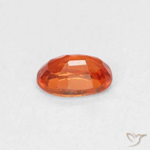 9,17 ctw natürlicher rötlich-orange Saphir, Oval, VS