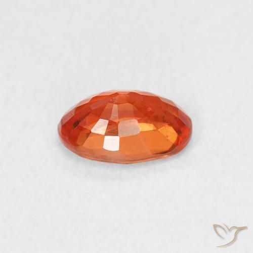 9,17 ctw natürlicher Amber Orange Saphir, Oval, VS