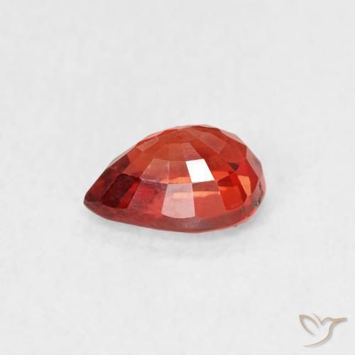 9,17 ctw natürlicher Mittelorange Saphir, Birnenform, VS