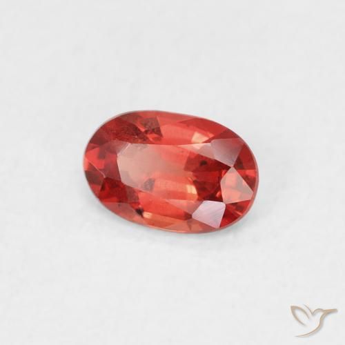 9,17 ctw natürlicher Leuchtendes Purpurrot Saphir, Oval, VS