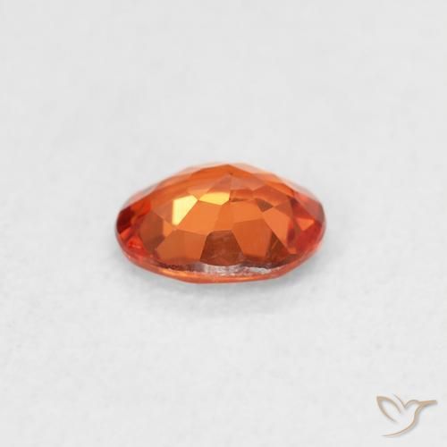 9,17 ctw natürlicher Feuerorange Saphir, Oval, VS