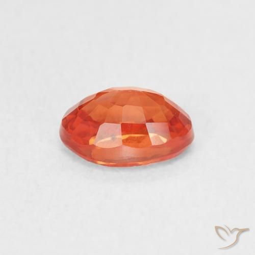 9,17 ctw natürlicher Feuerorange Saphir, Oval, VS