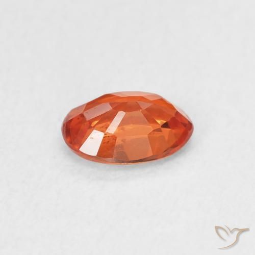 9,17 ctw natürlicher rötlich-orange Saphir, Oval, VS