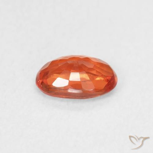 9,17 ctw natürlicher Mittelorange Saphir, Oval, VS