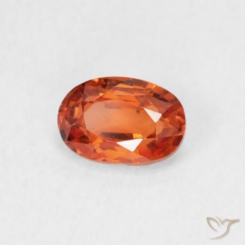 9,17 ctw natürlicher Mittelorange Saphir, Oval, VS