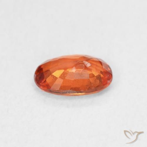 9,17 ctw natürlicher Feuerorange Saphir, Oval, VS
