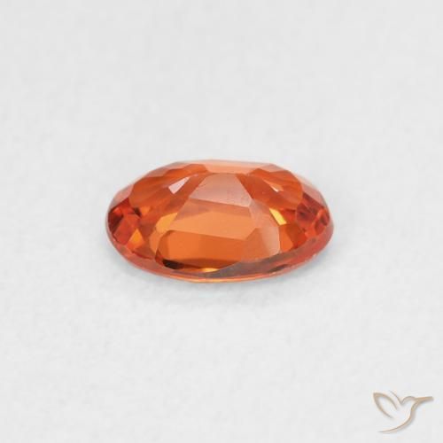 9,17 ctw natürlicher Amber Orange Saphir, Oval, VVS-VS