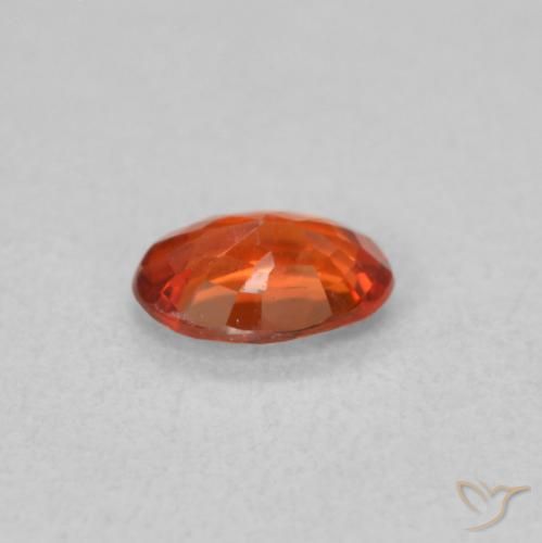 9,17 ctw natürlicher rötlich-orange Saphir, Oval, VS