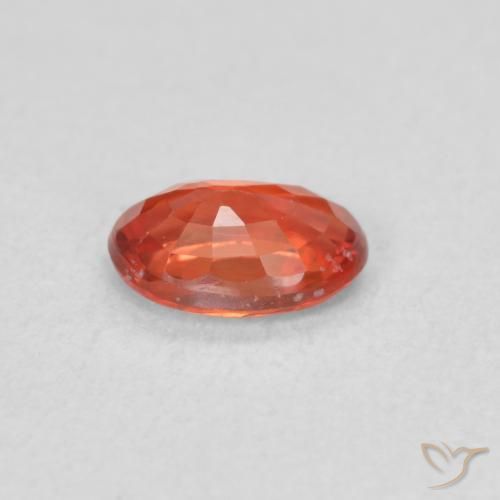 9,17 ctw natürlicher Mittelrot Saphir, Oval, VVS-VS