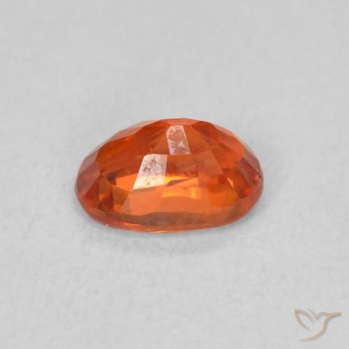 9,17 ctw natürlicher rötlich-orange Saphir, Oval, VS