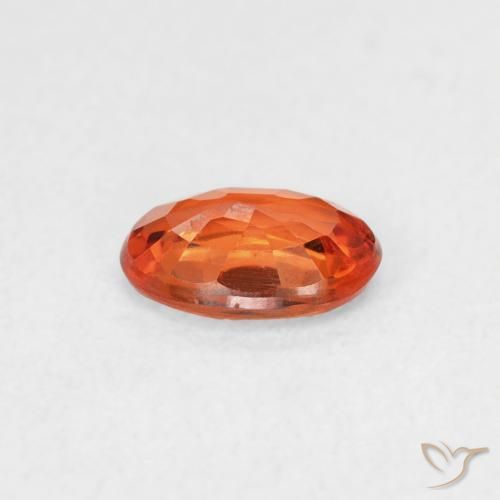 9,17 ctw natürlicher Amber Orange Saphir, Oval, VVS