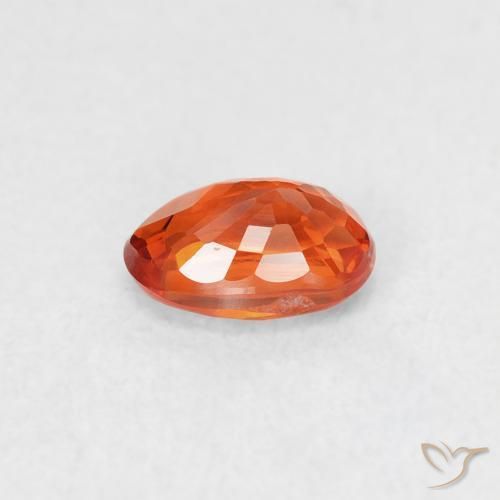 9,17 ctw natürlicher Feuerorange Saphir, Oval, VVS