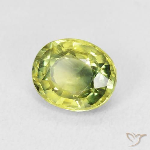 9,17 ctw natürlicher Medium Light Green Saphir, Oval, VVS-VS