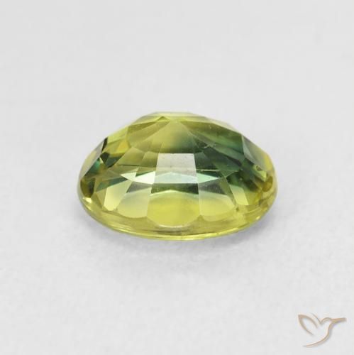 9,17 ctw natürlicher Medium Light Green Saphir, Oval, VVS-VS
