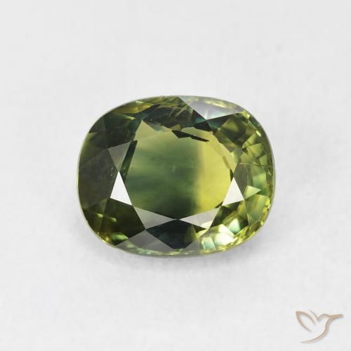 2.41ct Natürlicher Mehrfarbig Saphir, Kissen, VVS-VS