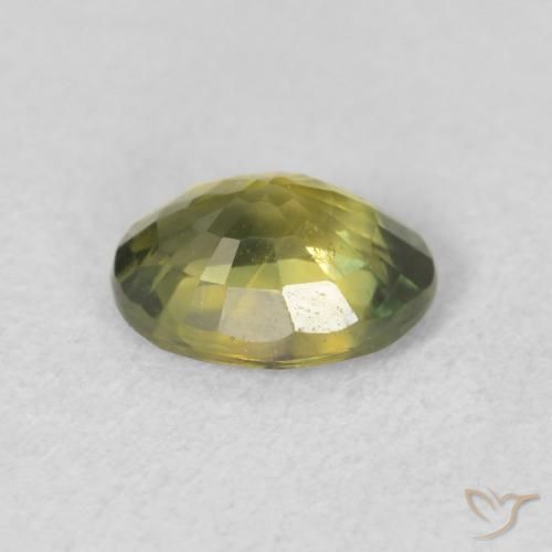 9,17 ctw natürlicher Waldgrün Saphir, Oval, VS