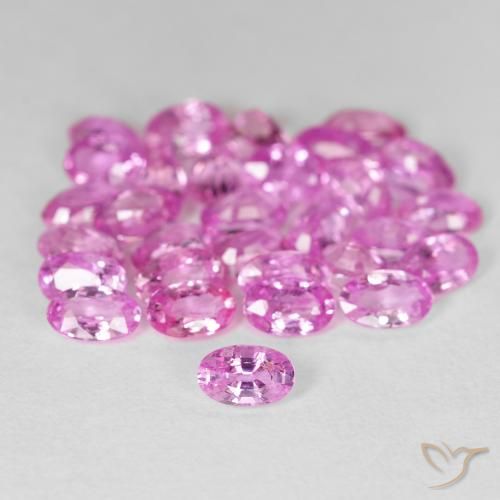 9.23ctw Natürlicher Königslila Rosa Saphir, Oval, VS