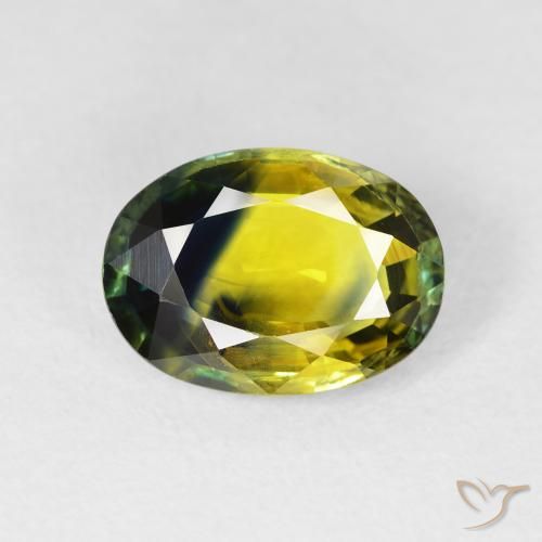 3.52ct Natürlicher Mehrfarbig Saphir, Oval, VS