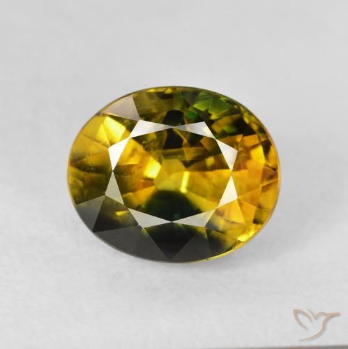 3.24ct Natürlicher Mehrfarbig Saphir, Oval, VS