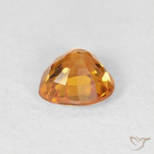 9,17 ctw natürlicher Orange-Gold Saphir, Herz, VVS-VS