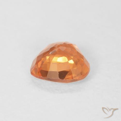 9,17 ctw natürlicher hellorange Saphir, Herz, VS
