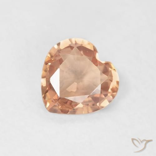 9,17 ctw natürlicher Mittelorange Saphir, Herz, VS