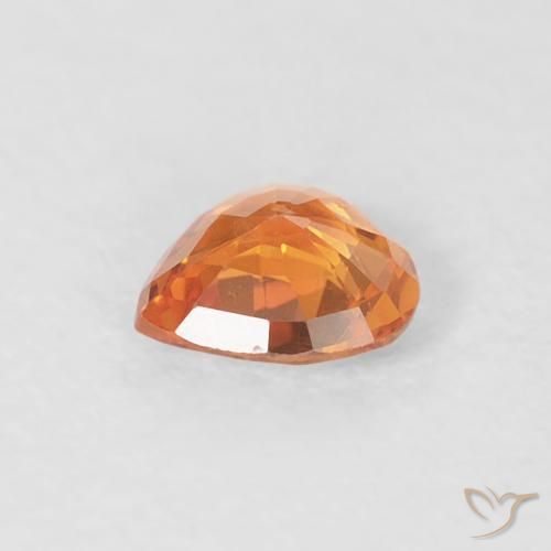 9,17 ctw natürlicher rötlich-orange Saphir, Herz, VS