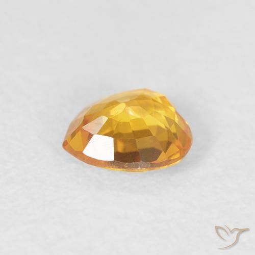 9,17 ctw natürlicher Golden Saphir, Herz, VS