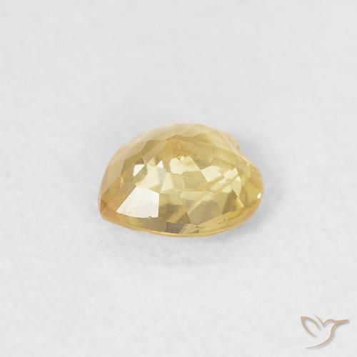 9,17 ctw natürlicher Hell Gold Saphir, Herz, VS