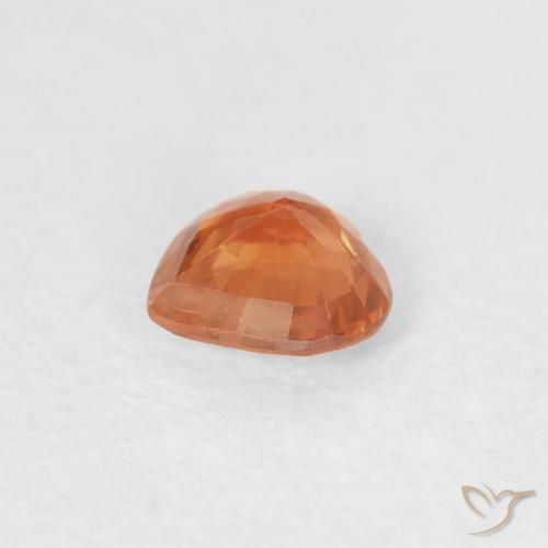 9,17 ctw natürlicher Mittelorange Saphir, Herz, VS
