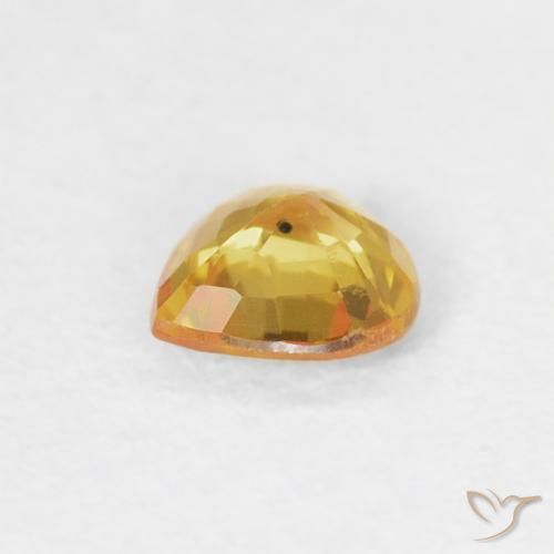 9,17 ctw natürlicher Mittel Orange-Gold Saphir, Herz, VS