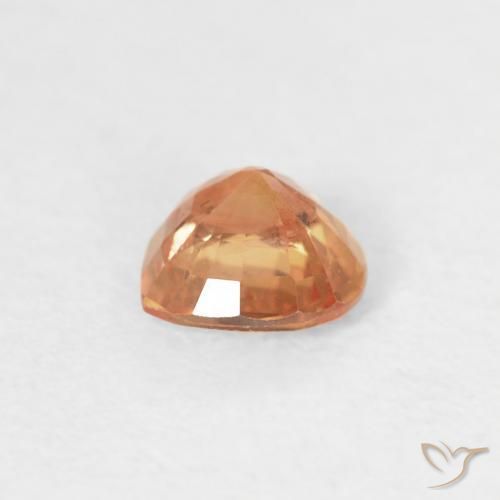 9,17 ctw natürlicher Mittelorange Saphir, Herz, VS-SI