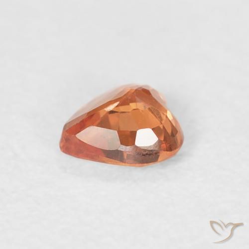 9,17 ctw natürlicher Mittelorange Saphir, Herz, VVS