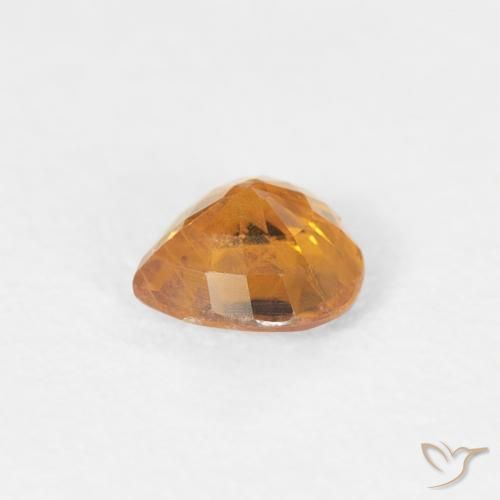 9,17 ctw natürlicher Mittelorange Saphir, Herz, VS-SI