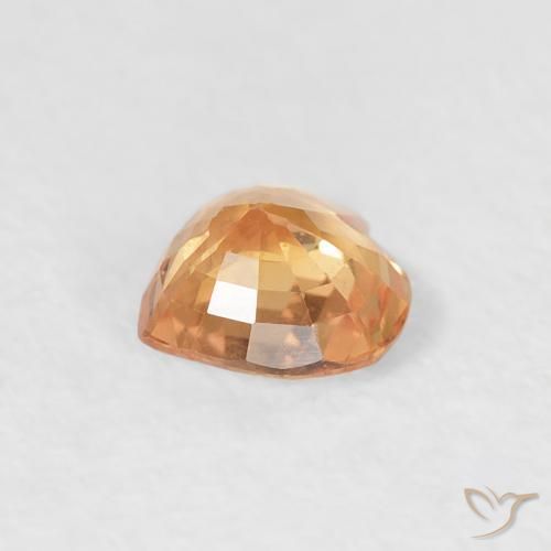 9,17 ctw natürlicher hellorange Saphir, Herz, VS