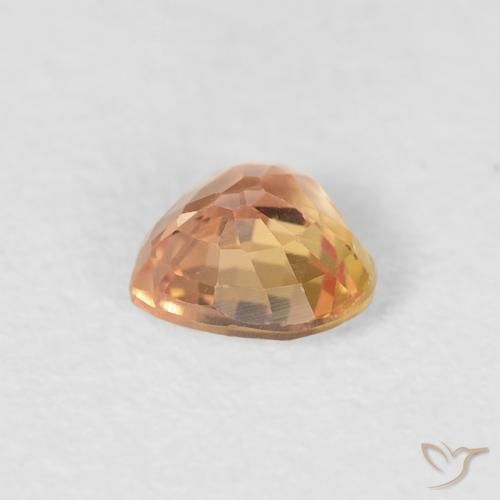 9,17 ctw natürlicher Tigerorange Saphir, Herz, VS
